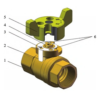 User mode of the dual-mode magnetic Lockable Ball Valve (free opening and closing)